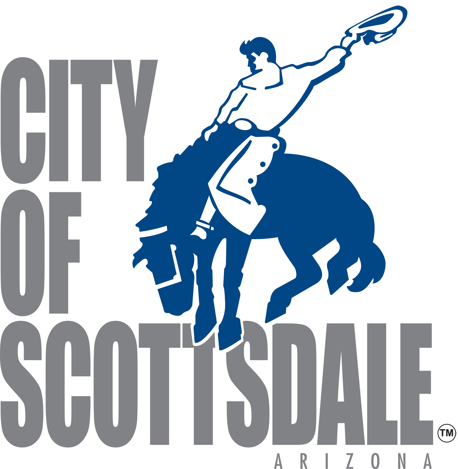 City of Scottsdale Logo with Horse and Rider